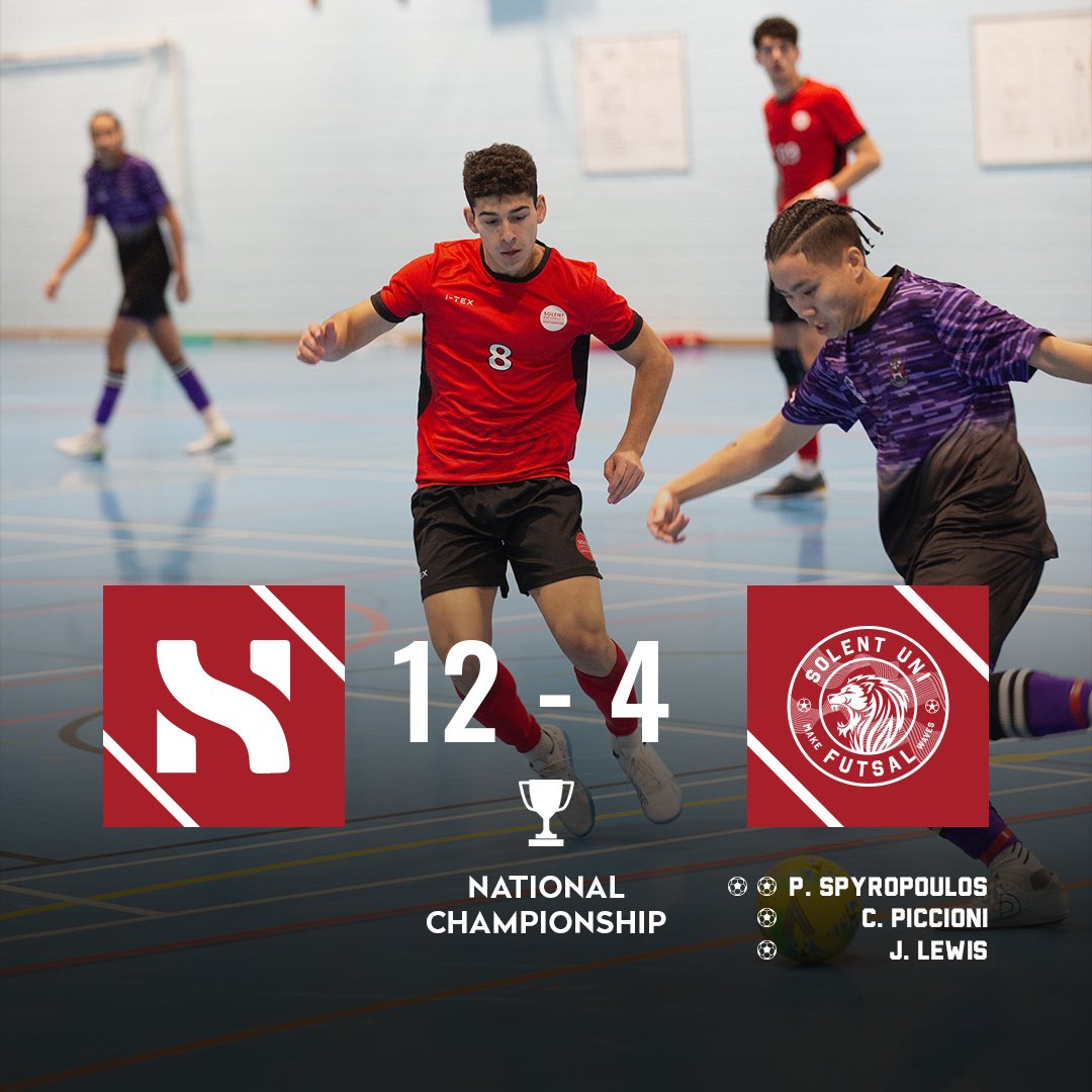 solent_futsal's tweet photo. 🦁 Quarter Final Result.

It was a tough result to take, but proud of the journey.  From a historic first season in the @BUCSsport Premier to reaching the quarter-finals.

Focus now on Varsity and preparations for next season.

#UpTheLions #WeAreSolent https://t.co/up0nlzAC7t