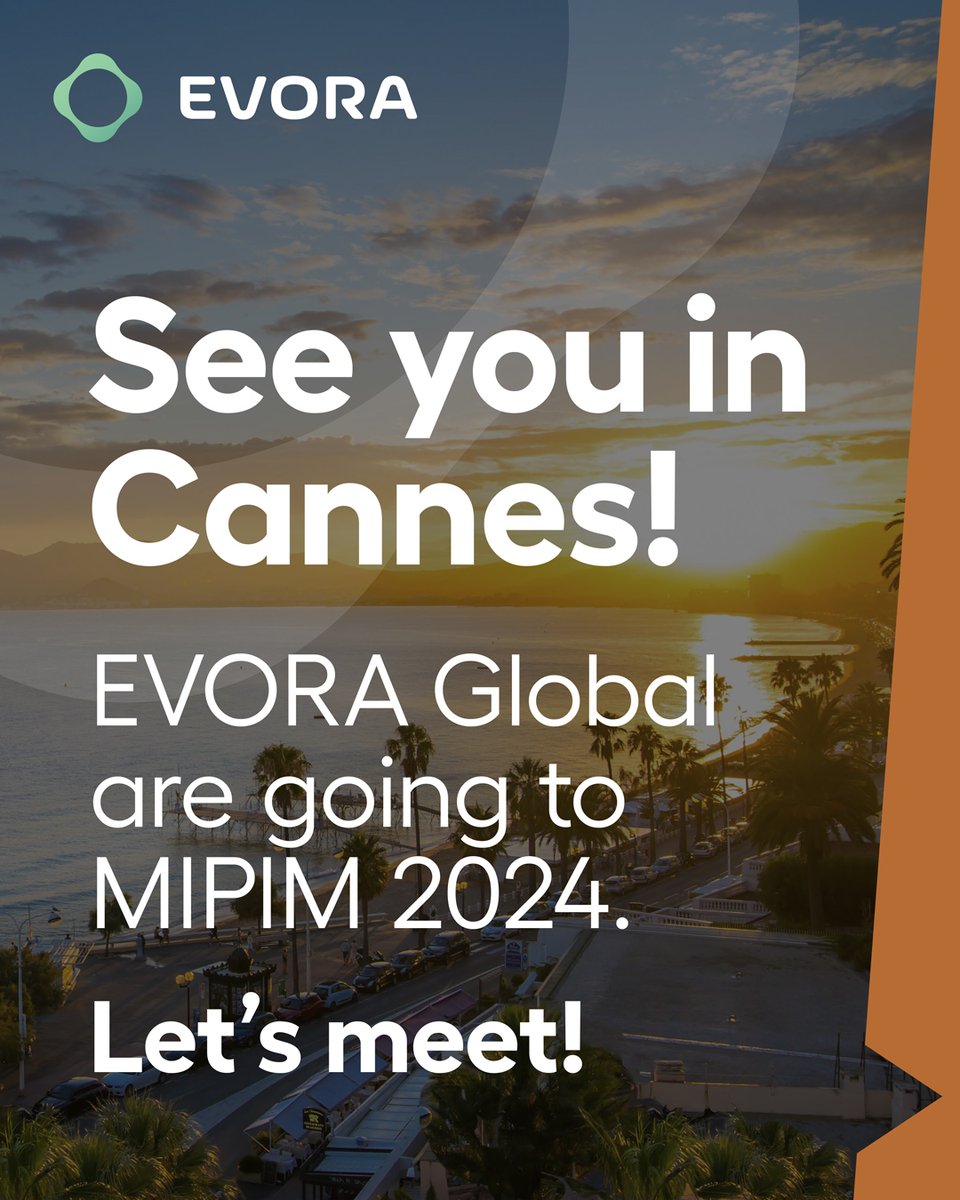 🌍 EVORA Global will be at MIPIM 2024! 🌟 Interested in driving real change in sustainable real estate? We're here to talk. 🤝 Email mipim@evoraglobal.com to arrange a one-on-one with our team. #mipim2024 #builtenvironment #cannes