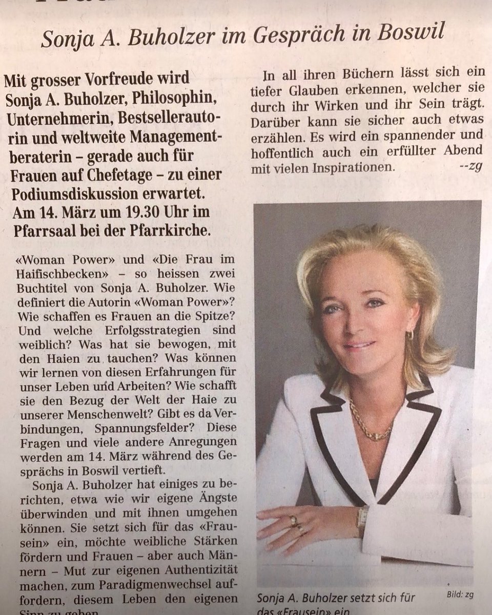 Dr. Sonja A. Buholzer (@sonja_buholzer) on Twitter photo 