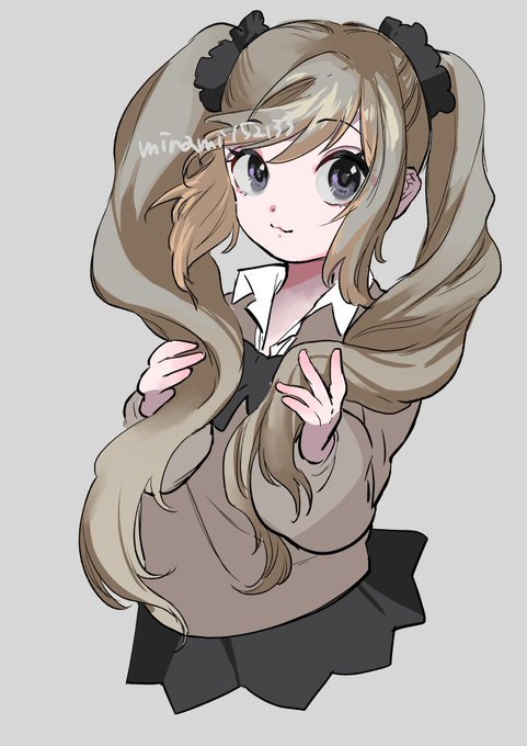 「brown hair brown sweater」 illustration images(Latest)