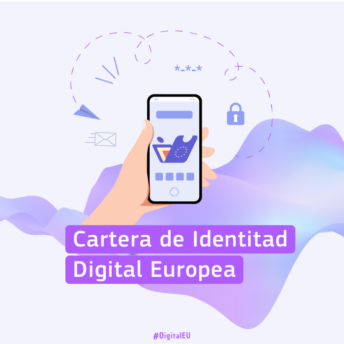 Identidad Digital Europea, una cartera digital para identificarse fácilmente en toda la UE. Podrá utilizarse, por ejemplo, para acceder a servicios públicos, abrir cuentas bancarias, presentar declaraciones de impuestos, y mucho más.

#DigitalEU #EUDigitalIdentity