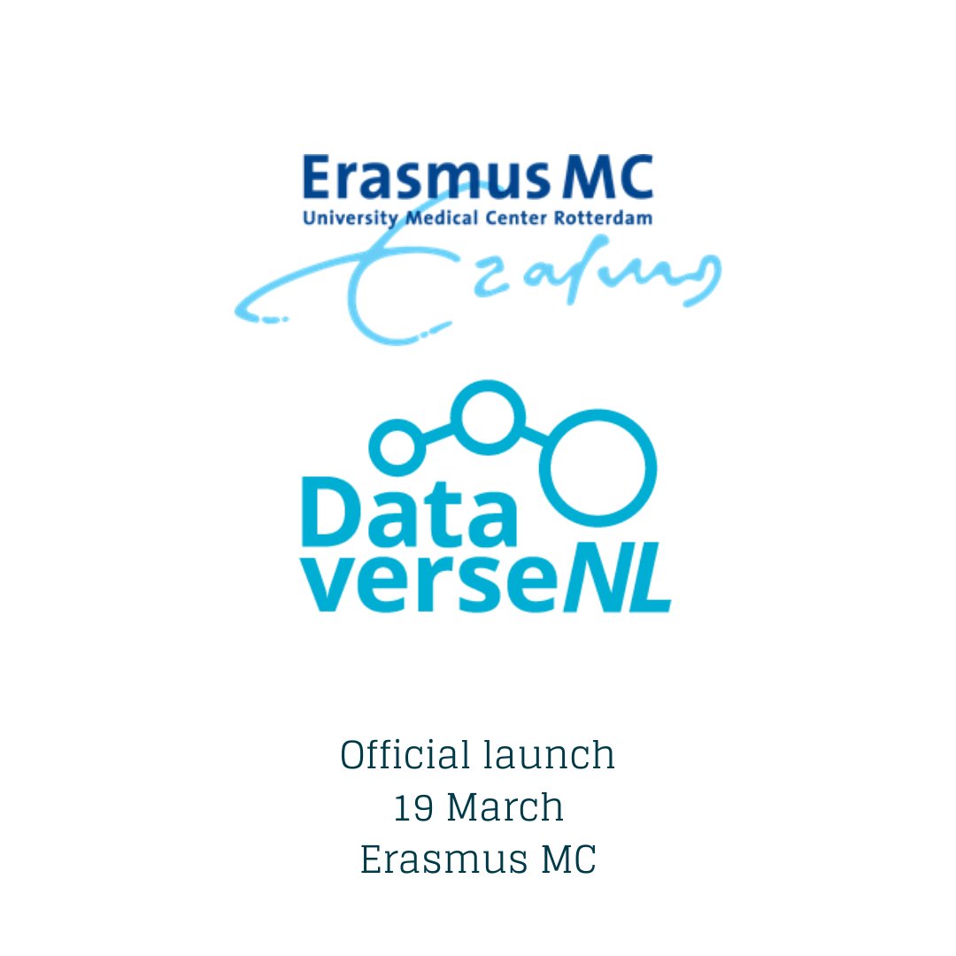 On 📆19/3, @ErasmusMC celebrates their official launch of DataverseNL, with short presentations by FAIR experts, first experiences of users, and a demo by DANS. Afterwards, you can ask all your questions about DataverseNL and FAIR over drinks. Register👉 edu.nl/n4hxq