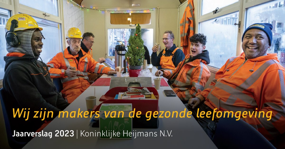 Koninklijke Heijmans publiceert vandaag haar complete jaarverslag 2023: rapportage.heijmans.nl

#jaarverslag2023 #heijmans #makersvandegezondeleefomgeving