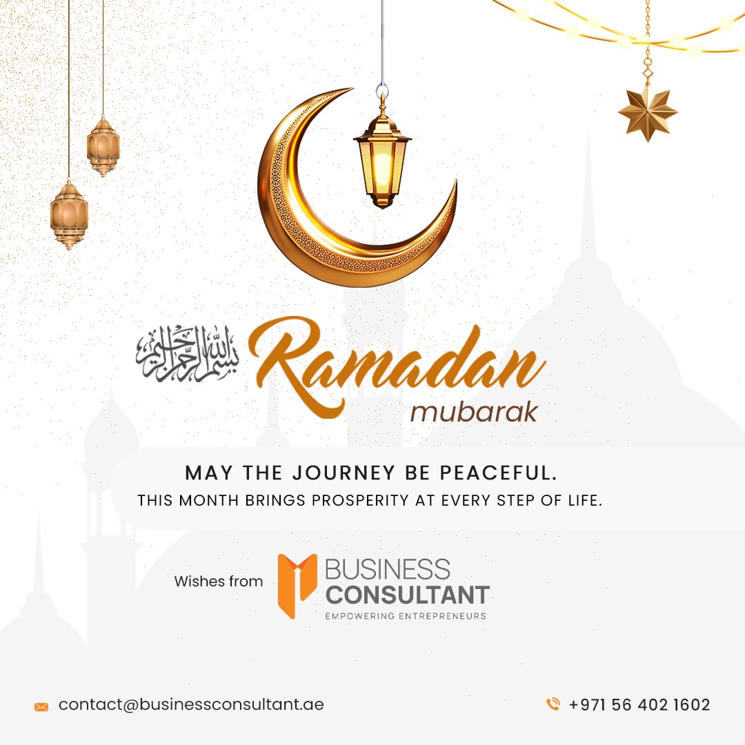 Ramadan Kareem! Wishing you a blessed month filled with peace, joy, and spiritual growth. 🌙✨
.
.
.
#ramadanmubarak #ramadangreetings #businessconsultant #blessings #joyousmonth