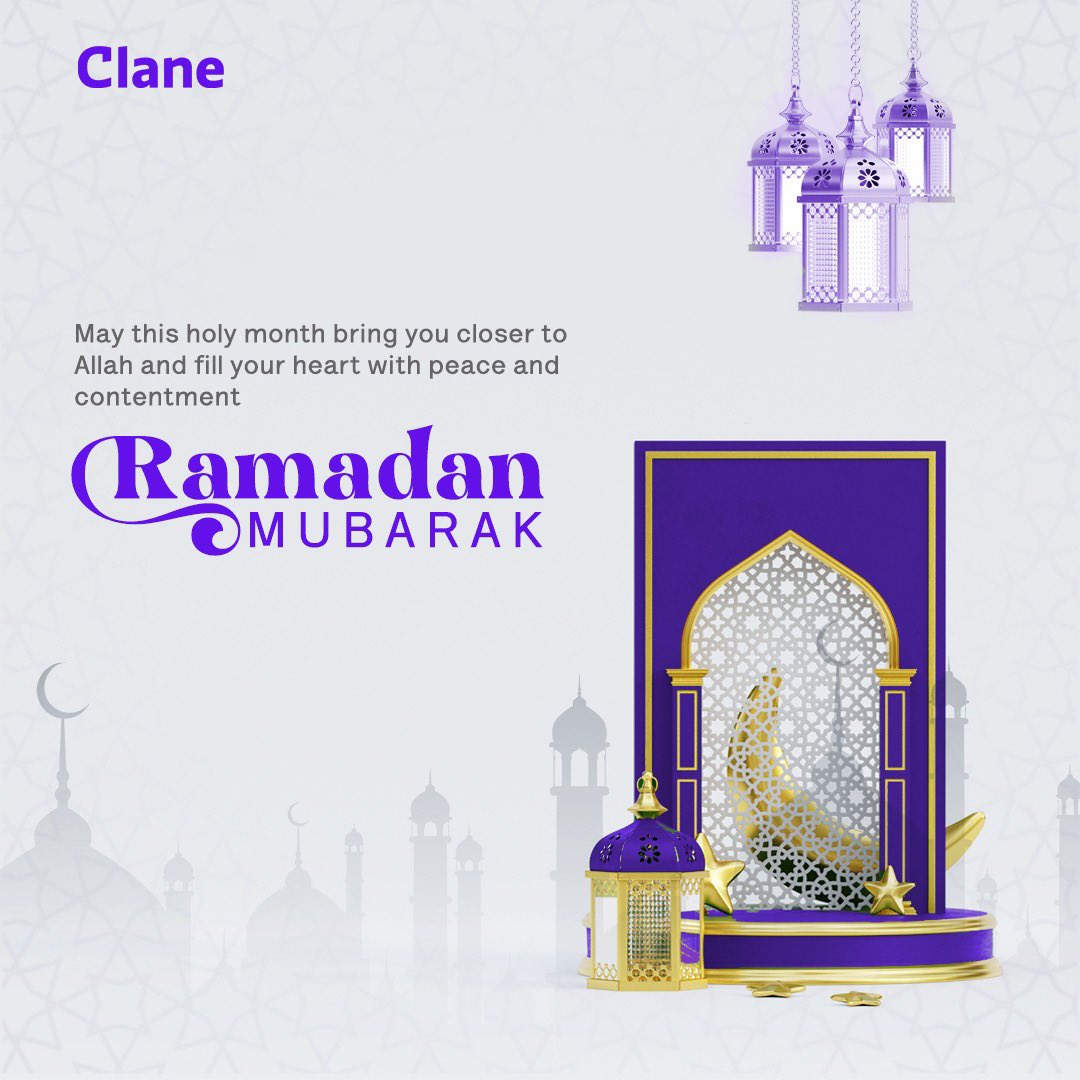 Ramadan Mubarak! 🌙 

May this month of Ramadan bring you joy, peace, and happiness.