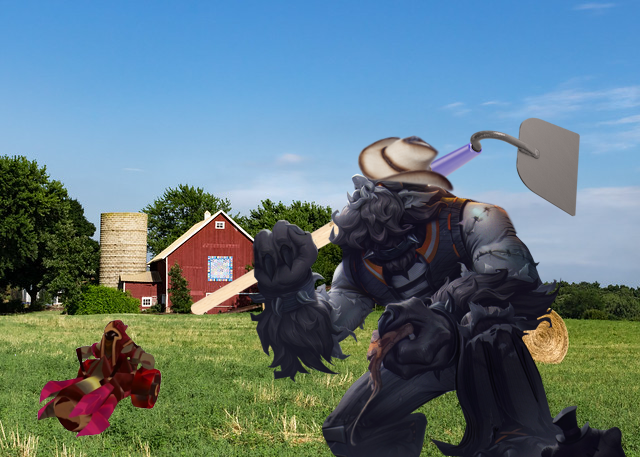 Crops weren't fruitful this season🥲(i missed the cannon minion again)