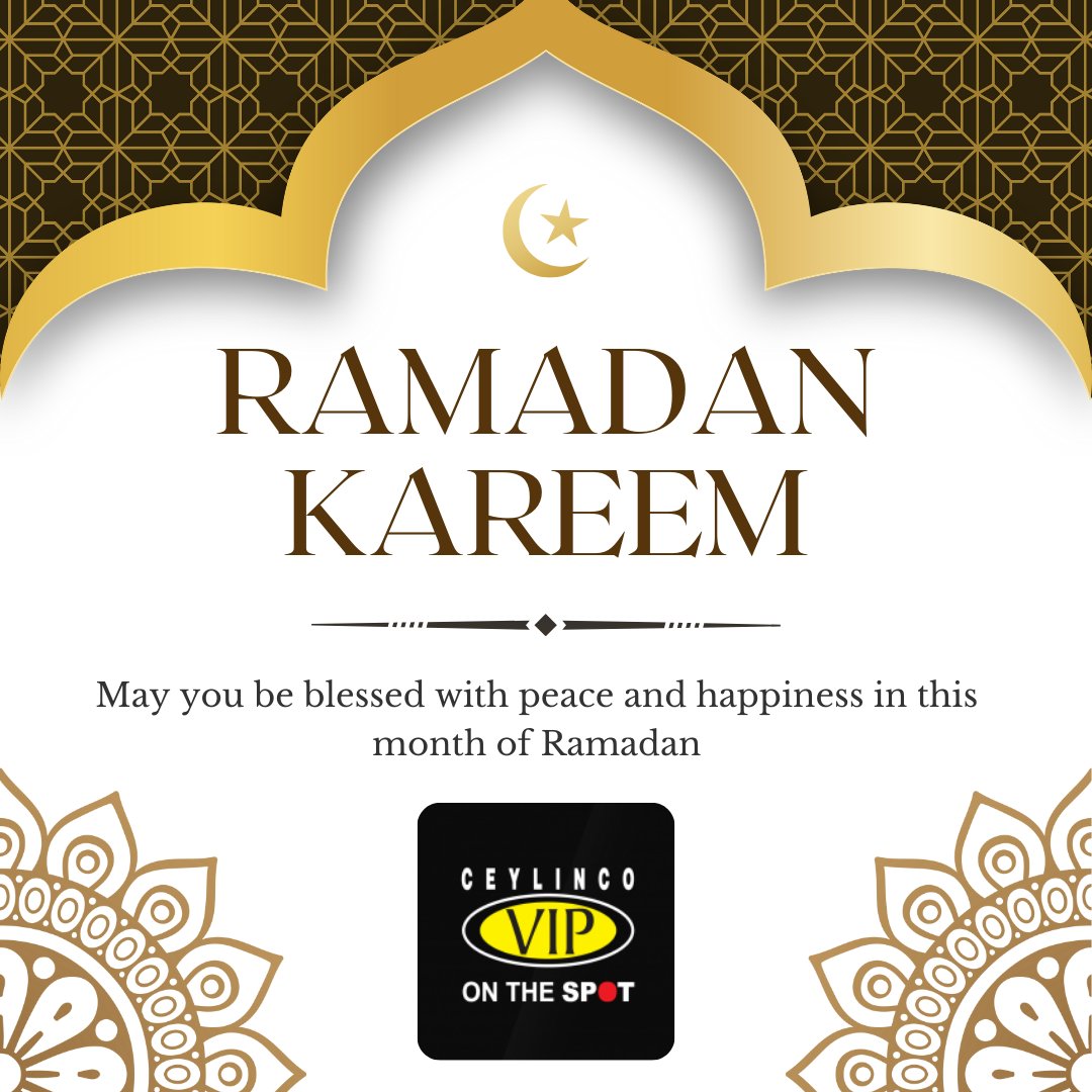 ceylincomv's tweet photo. As the holy month of Ramadan begins, may your days be filled with peace and your nights with prayers. Blessings to you and your family. 

#BlessedMonth #Ramadan2024 #CeylincoVIP https://t.co/7O29DL8y14