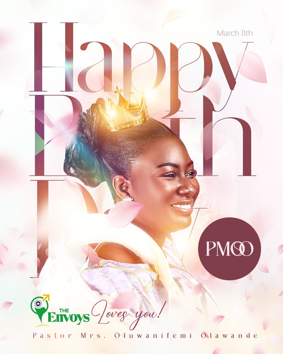 rccgtheenvoys's tweet photo. Happy birthday, Pastor Mrs. Oluwanifemi Olawande! 🎂
Join us in celebrating the remarkable Pastor Mrs. Oluwanifemi Olawande on her special day!
With humility, she leads as a mother, inspires as a great woman, and guides us in spirituality.
#happybirthday
#pmoo https://t.co/KvDi12OIQd