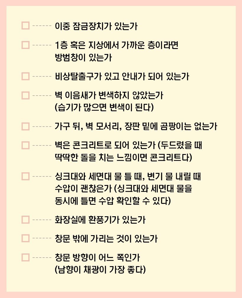 honeytip_backup's tweet photo. 자취방 입주 전 확인하면 좋은 체크리스트 https://t.co/fyr1JoddBJ
