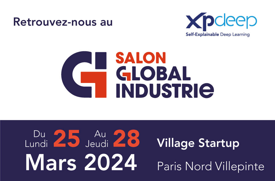 🗨 Rencontrez-nous à Paris au <a href="/Salon_GI/">GLOBAL INDUSTRIE</a>

🏂 Nous serons présents dans le village startups, zone Intelligence Artificielle

global-industrie.com

#AI #IA #explicabilité #apprentissageprofond #GI24
