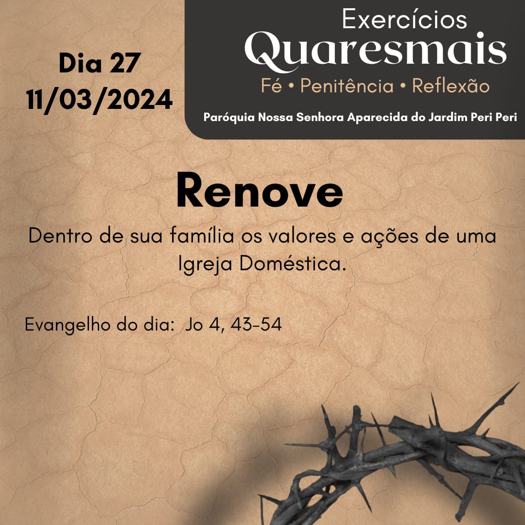fernandonit's tweet photo. Cada família, um projeto do Pai! #ExerciciosQuaresmais #Quaresma https://t.co/JI644ie2ga