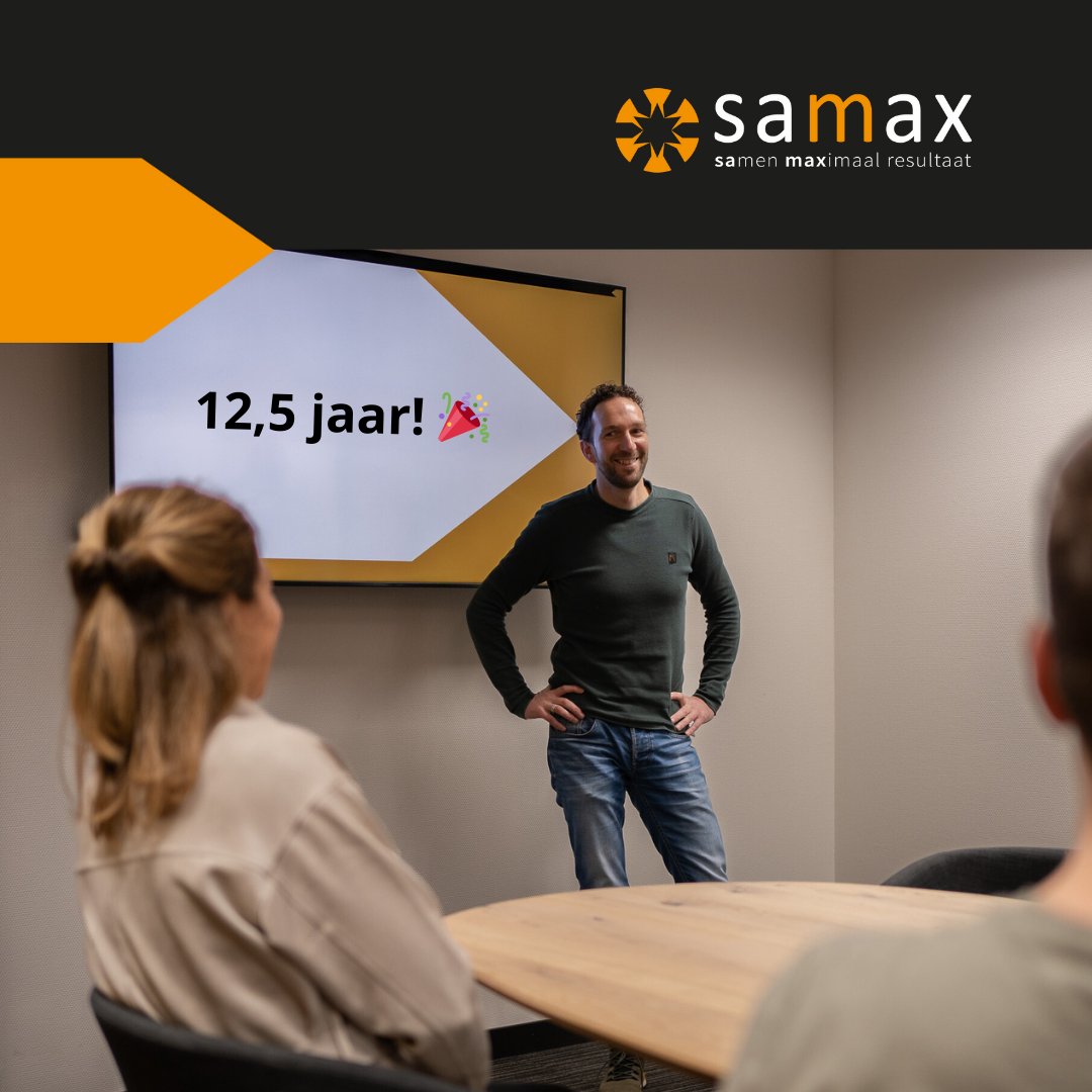 Samen maximaal resultaat. Dat is waar wij ons als energiepartner volledig voor inzetten - en dat al 12,5 jaar. 

Een mooie gelegenheid om terug te blikken op de afgelopen jaren, die zowel pieken als uitdagingen binnen de energiemarkt hebben gekend: samax.nu/jubileum-samax….