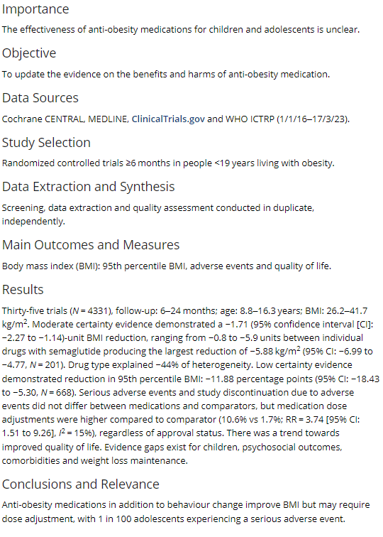 JamieMatu's tweet photo. The latest from our team is now available #OpenAccess in Pediatric Obesity. 

https://t.co/W3TxKx2unL https://t.co/RXXeDgMSY5