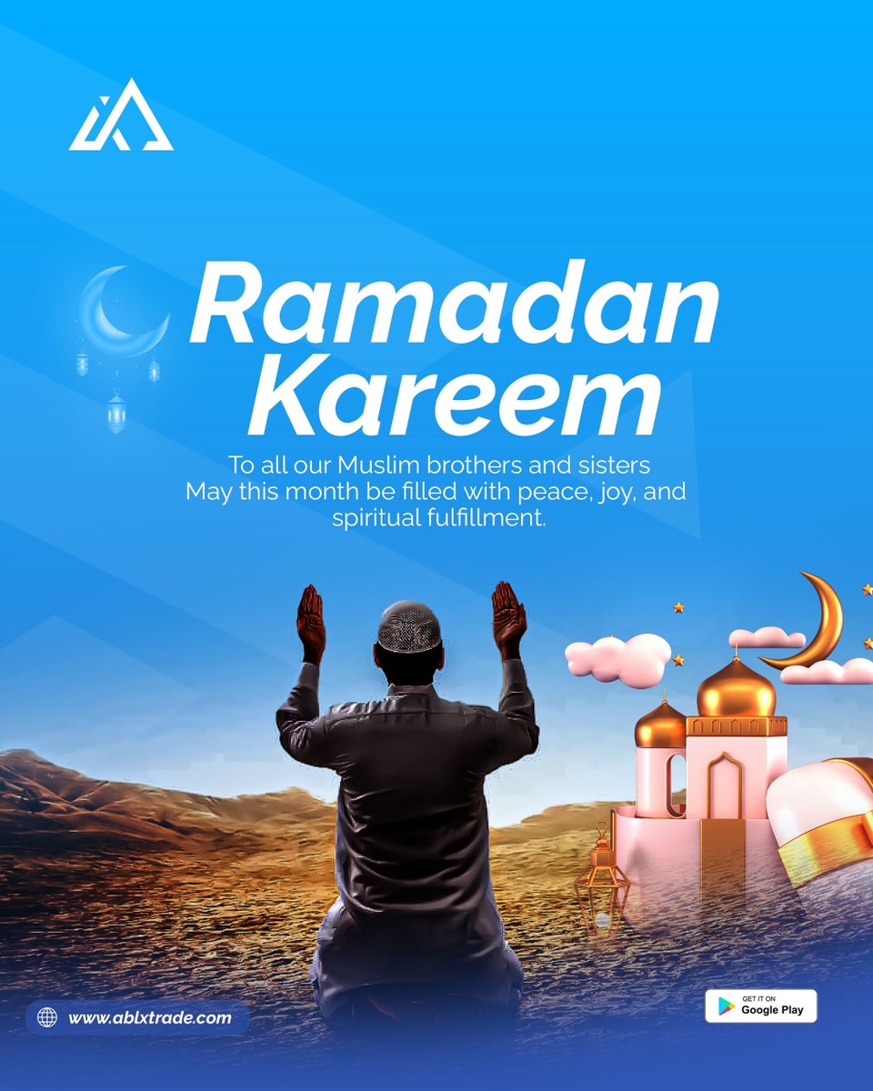ablxtrade's tweet photo. To all our Muslim Family.
May all our prayers and petition be answered.
#ramadankareem #ramadan #ablxtrade #ablx https://t.co/PQoNmzZ69d