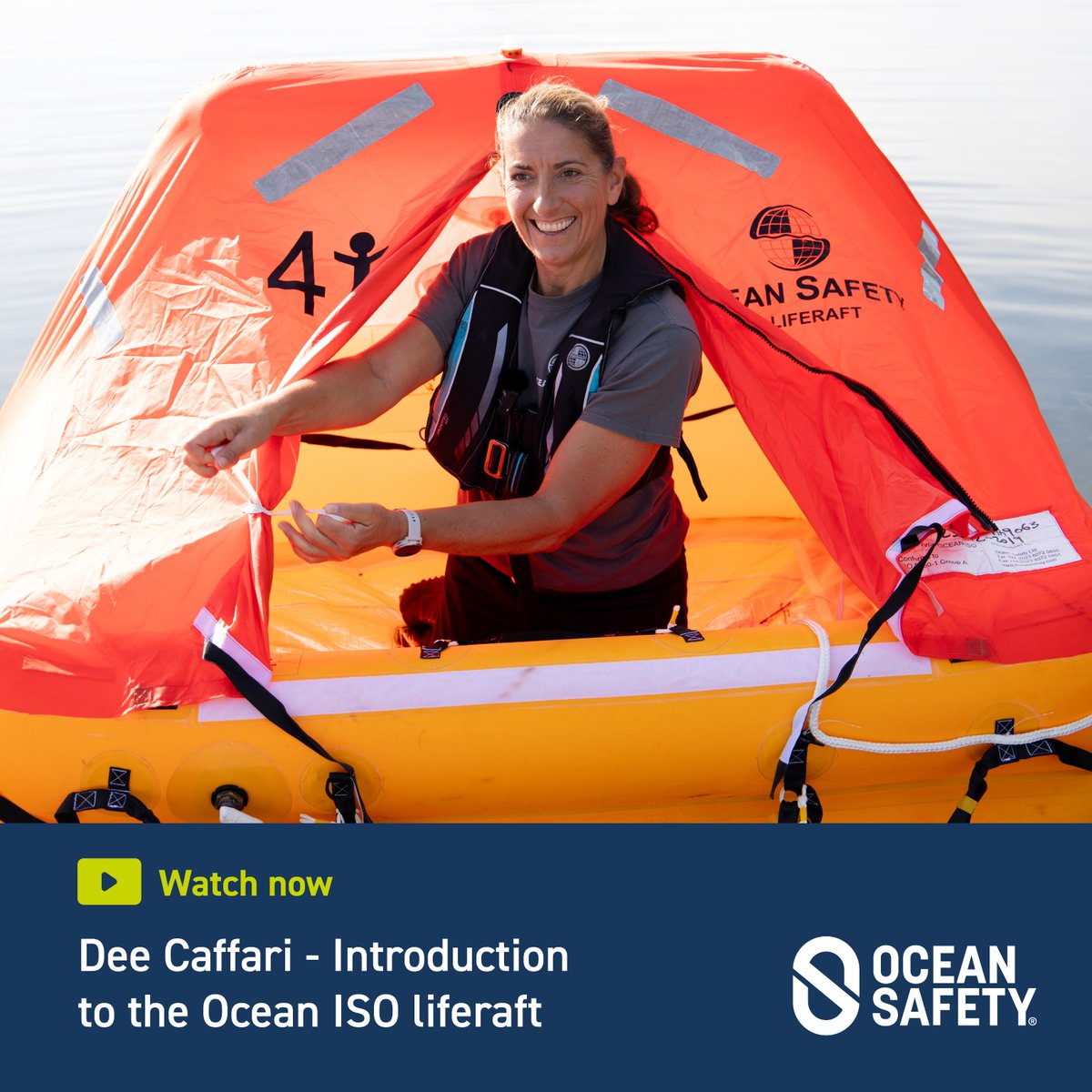 OceanSafety's tweet photo. Join our brand ambassador @Dee_Caffari as she shows you how to deploy your Ocean ISO liferaft step by step, and takes you through a comprehensive review of the liferaft.

Watch here: https://t.co/2IwVa8RwdC

#Liferaft #OceanSafety #HowTo #LiferaftDeploying #SeaSafety #StaySafe https://t.co/gu3G8QsHUU