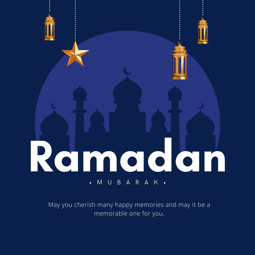 The first night of Ramadan started last night and will continue until 9th April, We wanted to take the opportunity to wish your Ramadan be abundant with moments of growth, reflection, and spiritual reconnection. Blessings to all during this sacred time. 🌙✨ #Ramadan