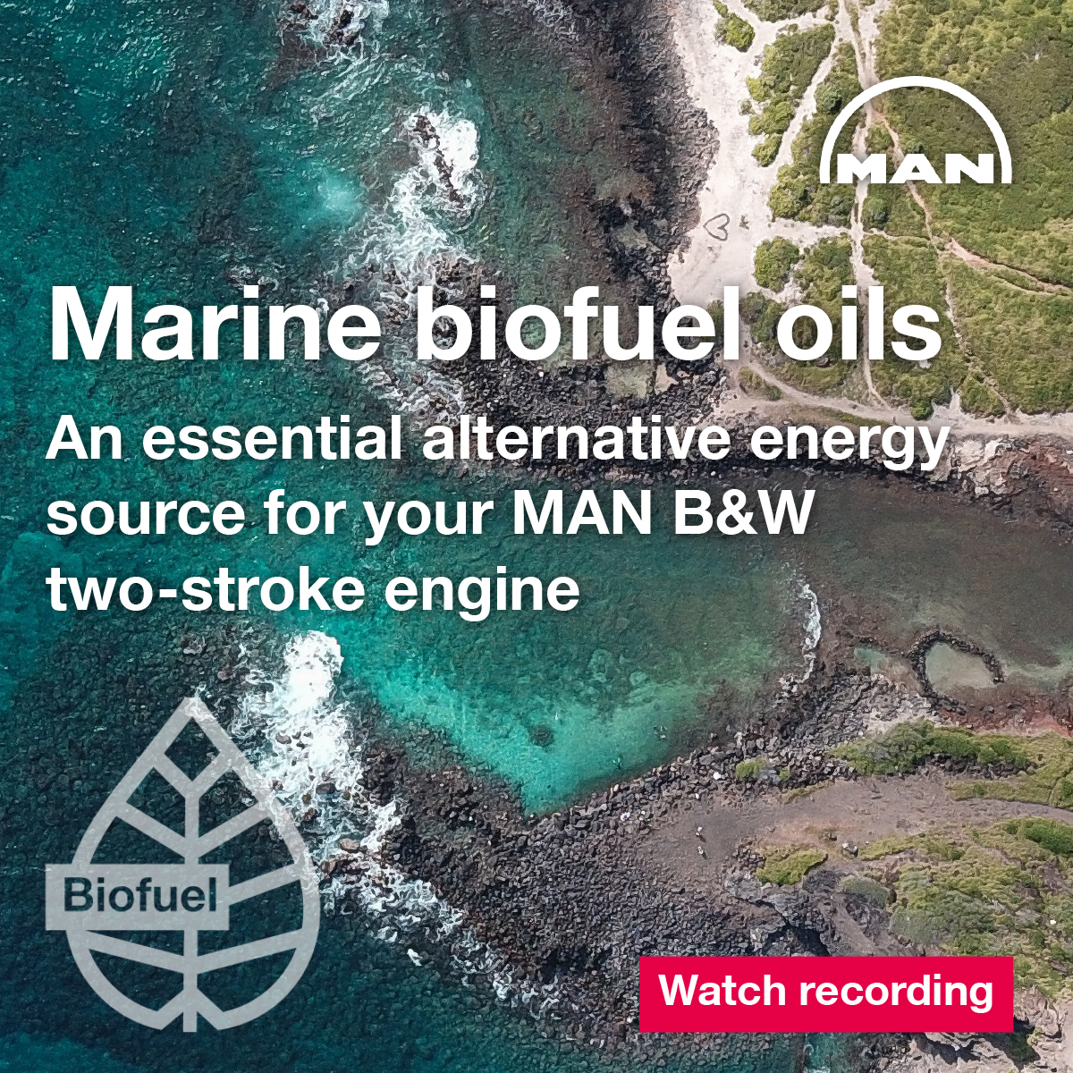 Did you miss our two-stroke MAN ExpertTalk on marine biofuel oils - a group of fuel oils made from predominantly plant-based energy sources? Watch the recording: ow.ly/H5ZW50QNsm2 #biofuels #twostroke #manbw #marine