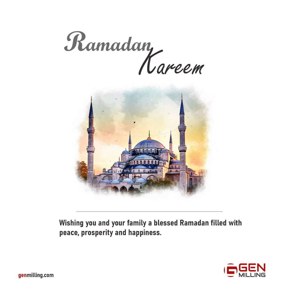 Wishing you and your family a blessed Ramadan filled with peace, prosperity and happiness. 

#genmilling #ramadankareem #happyramadan🌙