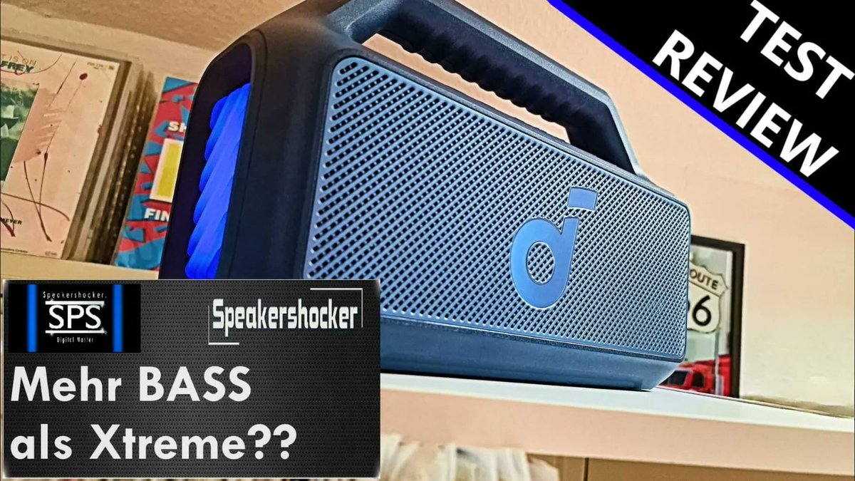 Speakershocker's tweet photo. Der neue soundcore Boom 2 ist da🤩 was er drauf hat seht ihr hier. 👉 https://t.co/IWJY3M6SBw viel spaß mit dem Video, euer Speakershocker 
#soundcore #soundcoreboom2 #Bluetooth #Bluetoothlautsprecher #Sound #Audio #Musik #Bass #Soundcheck #Speakrshocker #Test #Review #Boom2 https://t.co/qtWHYqdLmU