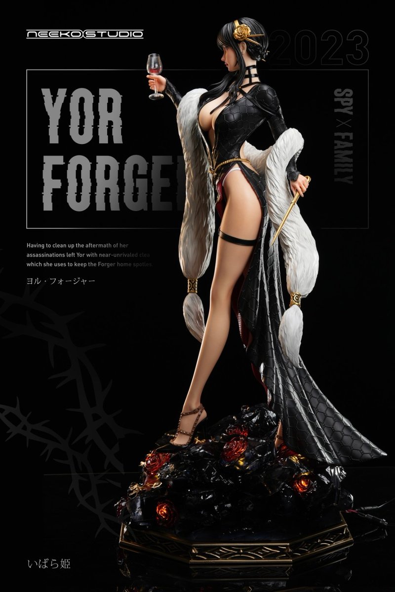 NeekoStudio's tweet photo. 【Ceremonial dress of Yor Forger】
Team:Neeko studio
Work:Dinner killer
Ratio:1/4
Limited quantities: 198 pcs
Shipment time: Q1-Q2 2024
QQ群：247831665
＃GK ＃YorForger ＃R18 https://t.co/swpGX26BeF