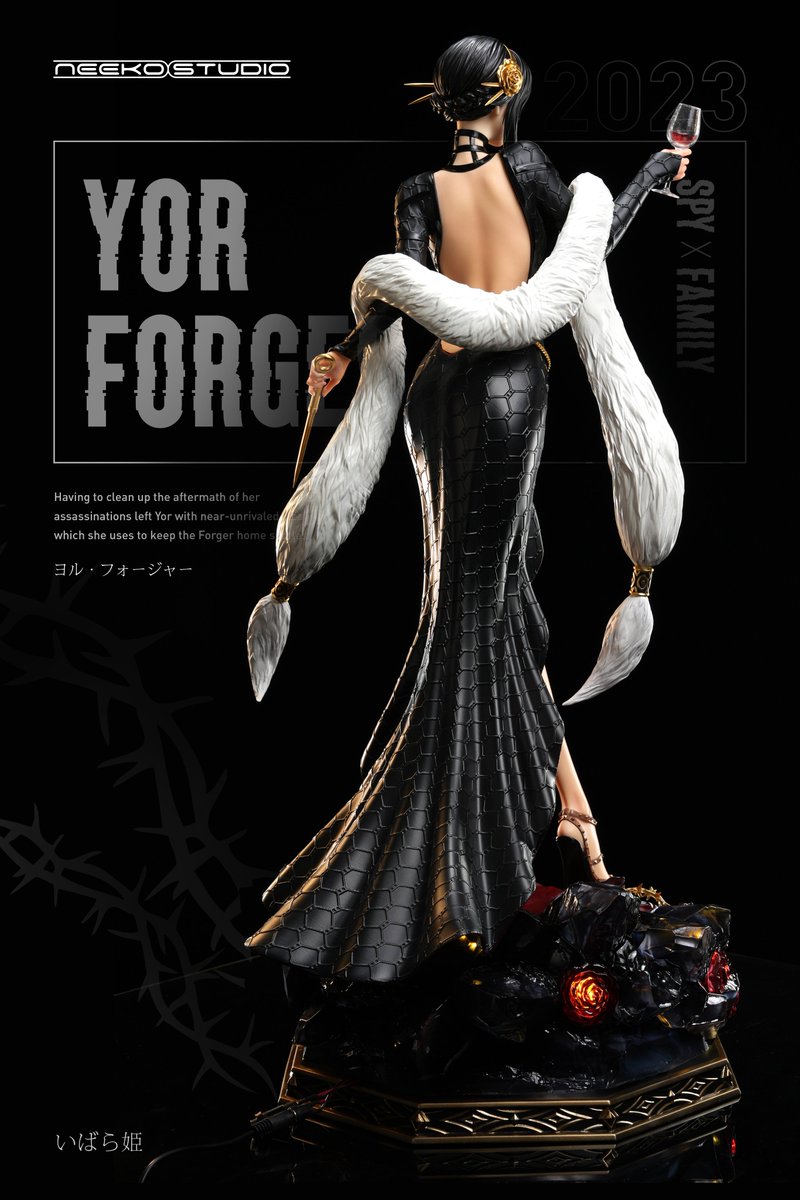 NeekoStudio's tweet photo. 【Ceremonial dress of Yor Forger】
Team:Neeko studio
Work:Dinner killer
Ratio:1/4
Limited quantities: 198 pcs
Shipment time: Q1-Q2 2024
QQ群：247831665
＃GK ＃YorForger ＃R18 https://t.co/swpGX26BeF