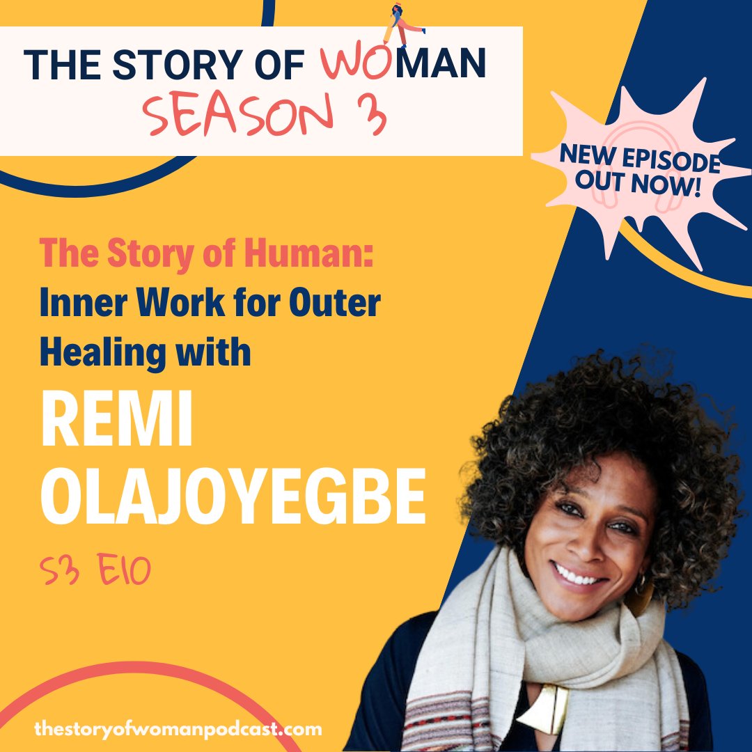 The final #episode of the season 3 is now live! Uncover the root cause of societal issues and the transformative power of communal #healing with @RemsterRant, co-founder of Medicine Festival. 🎧thestoryofwomanpodcast.com/episode/s3-e10…
