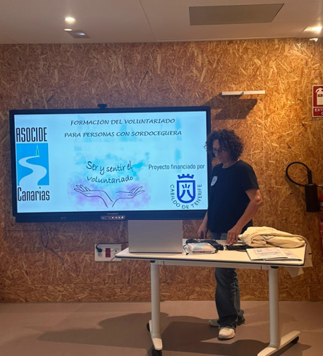 2ª fase  Proyecto “Ser y Sentir el Voluntariado”
“Subvenciones para el fomento de la participación, la diversidad y el asociacionismo” del Cabildo de Tenerife, enmarcado en la línea 4 -Fomento de proyectos de Voluntariado. 
<a href="/CabildoTenerife/">Cabildo de Tenerife</a> 
<a href="/Sinpromi/">SINPROMI</a> 
<a href="/TfeSolidaria/">Tenerife Isla Solidaria</a>