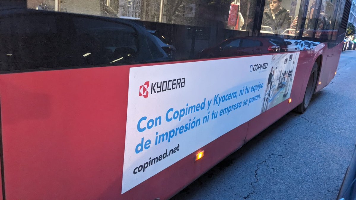 En #Valencia los autobuses causan #buenasimpresiones con @Copimed_es y @KYOCERA_DS_ES 
Bien hecho @TorresMonleonJV