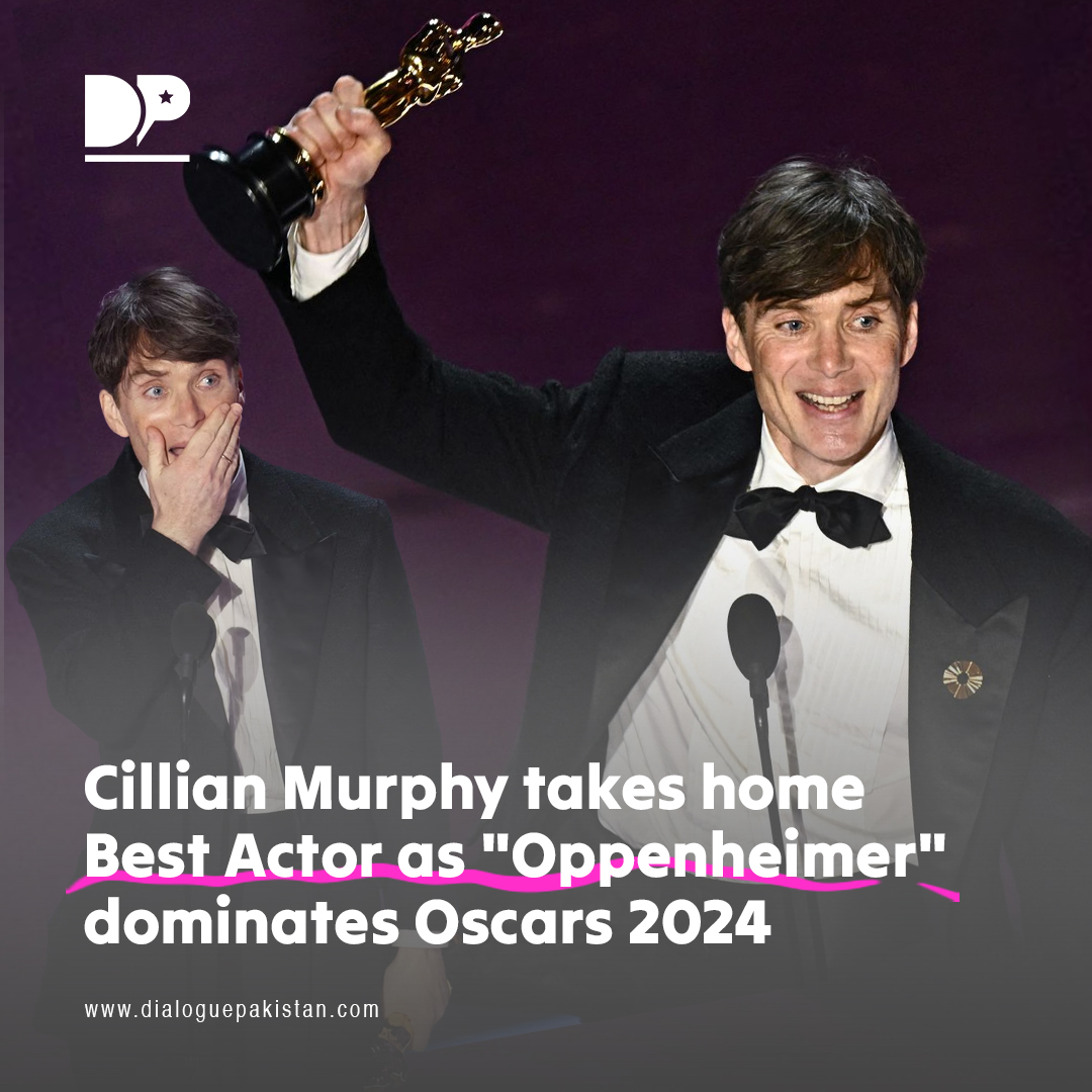 DialoguePak's tweet photo. With a star-studded red carpet, the 96th Oscars ceremony took place on Sunday night, where Cillian Murphy became the first Irish-born actor to win the Best Actor trophy.

https://t.co/GJMN3V8Exy

#DialoguePakistan #Ceremony #carpet #Oscars #CillianMurphy #IrishBorn #Actor #Actor #BestActor