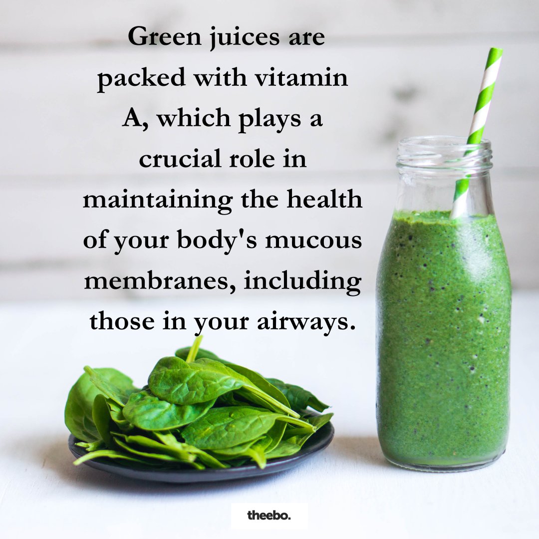 Did you know?

Green juices are also packed with vitamin A, which plays a crucial role in maintaining the health of your body's mucous membranes, including those in your airways.

Stay tuned guys for more valuable health tips!

#healthylifestyle #HealthyFood #HealthyLivingTips