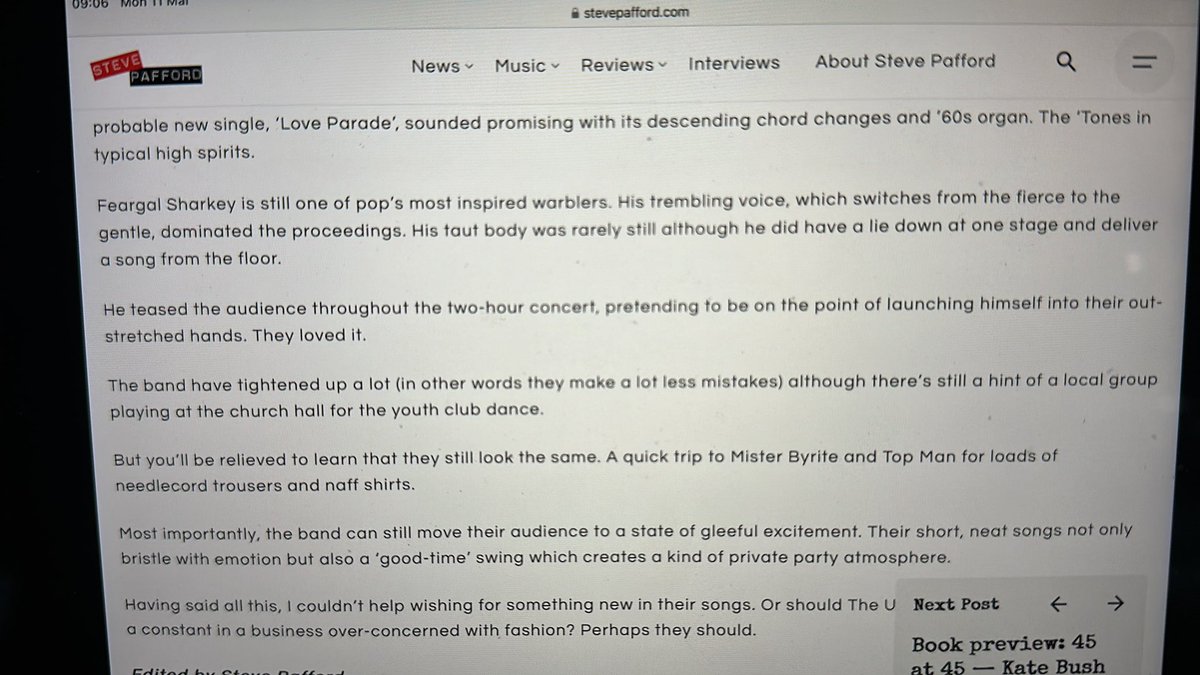bradders8888's tweet photo. @MickeyUndertone @nme1980s @TheUndertones_ I just meandered down memory lane with the help of google and found Neil Tennant ….. “… they make a lot less mistakes ….” How dare he ?! https://t.co/xuR4iEmAOd