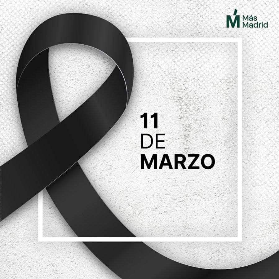 MasMadrid__'s tweet photo. Hoy se cumplen 20 años de uno de los pasajes más crueles de nuestra historia.

Siempre tendremos en la memoria a las víctimas y la solidaridad ejemplar del pueblo madrileño.

No olvidamos. #11M20años

Eva Belén Abad Quijada, Óscar Abril Alegre, Liliana Guillermina Acero Ushiña, Florencio Aguado Rojano, Juan Alberto Alonso Rodríguez, María Josefa Álvarez González, Juan Carlos Del Amo Aguado, Andriyan Asenov Andrianov, María Nuria Aparicio Somolinos, Alberto Arenas Barroso, Neil Hebe Astocondor Masgo, Ana Isabel Ávila Jiménez, Miguel Ángel Badajoz Cano, Susana Ballesteros Ibarra, Francisco Javier Barahona Imedio, Gonzalo Barajas Díaz, Gloria Inés Bedoya, Sanaa Ben Salah Imadaquan, Esteban Martín de Benito Caboblanco, Rodolfo Benito Samaniego, Ángel Berrueta Legaz, Anka Valeria Bodea, Livia Bogdan, Florencio Brasero Murga, Trinidad Bravo Segovia, Alina Maria Bryk, Stefan Budai, Tibor Budi, María Pilar Cabrejas Burillo, Rodrigo Cabrero Pérez, Milagros Calvo García, Sonia Cano Campos, Alicia Cano Martínez, José María Carrilero Baeza, Álvaro Carrión Franco, Francisco Javier Casas Torresano, Cipriano Castillo Muñoz, María Inmaculada Castillo Sevillano, Sara Centenera Montalvo, Oswaldo Manuel Cisneros Villacís, Eugenia María Ciudad-Real Díaz, Jacqueline Contreras Ortiz, María Soledad Contreras Sánchez, María Paz Criado Pleiter, Nicoleta Deac, Beatriz Díaz Hernández, Georgeta Gabriela Dima, Tinka Dimitrova Paunova, Kalina Dimitrova Vasileva, Sam Djoco, María Dolores Durán Santiago, Osama El Amrati, Sara Encinas Soriano, Carlos Marino Fernández Dávila, María Fernández del Amo, Rex Reynaldo Ferrer, Héctor Manuel Figueroa Bravo, Julia Frutos Rosique, María Dolores Fuentes Fernández, José Gallardo Olmo, José Raúl Gallego Triguero, María Pilar Gámiz Torres, Abel García Alfageme, Juan Luis García Arnáiz, Beatriz García Fernández, María de las Nieves García García-Moñino, Enrique García González, Cristina Aurelia García Martínez, Carlos Alberto García Presa, José García Sánchez, José María García Sánchez, Javier Garrote Plaza, Petrica Geneva, Ana Isabel Gil Pérez, Óscar Gómez Gudiña, Félix González Gago, Angélica González García, Teresa González Grande, Elías González Roque, Juan Miguel Gracia García, Javier Guerrero Cabrera, Berta María Gutiérrez García, Sergio de las Heras Correa, Pedro Hermida Martín, Alejandra Iglesias López, Mohamed Itaiben, Pablo Izquierdo Asanza, María Teresa Jaro Narrillos, Nicolás Jiménez Morán, Oleksandr Kladkovoy, Laura Isabel Laforga Bajón, María Victoria León Moyano, María Carmen Lominchar Alonso, Myriam López Díaz, María Carmen López Pardo, María Cristina López Ramos, José María López-Menchero Moraga, Miguel de Luna Ocaña, María Jesús Macías Rodríguez, Francisco Javier Mancebo Záforas, Ángel Manzano Pérez, Vicente Marín Chiva, Antonio Marín Mora, Begoña Martín Baeza, Ana Martín Fernández, Luis Andrés Martín Pacheco, María Pilar Martín Rejas, Alois Martinas, Carmen Mónica Martínez Rodríguez, Míriam Melguizo Martínez, Javier Mengíbar Jiménez, Álvaro de Miguel Jiménez, Michael Mitchell Rodríguez, Stefan Modol, Segundo Víctor Mopacita Mopacita, Encarnación Mora Donoso, María Teresa Mora Valero, Julita Moral García, Francisco Moreno Aragonés, José Ramón Moreno Isarch, Eugenio Moreno Santiago, Juan Pablo Moris Crespo, Juan Muñoz Lara, Francisco José Narváez de la Rosa, Mariana Negru, Ismael Nogales Guerrero, Inés Novellón Martínez, Miguel Ángel Orgaz Orgaz, Ángel Pardillos Checa, Sonia Parrondo Antón, Juan Francisco Pastor Pérez, Daniel Paz Manjón, Josefa Pedraza Pino, Miryam Pedraza Rivero, Roberto Pellicari Lopezosa, María del Pilar Pérez Mateo, Felipe Pinel Alonso, . Martha Scarlett Plasencia Hernández, Elena Ples, María Luisa Polo Remartínez, Ionut Popa, Emilian Popescu, Miguel Ángel Prieto Humanes, Francisco Antonio Quesada Bueno, John Jairo Ramírez Bedoya, Laura Ramos Lozano, Miguel Reyes Mateos, Marta del Río Menéndez, Nuria del Río Menéndez, Jorge Rodríguez Casanova, Luis Rodríguez Castell,