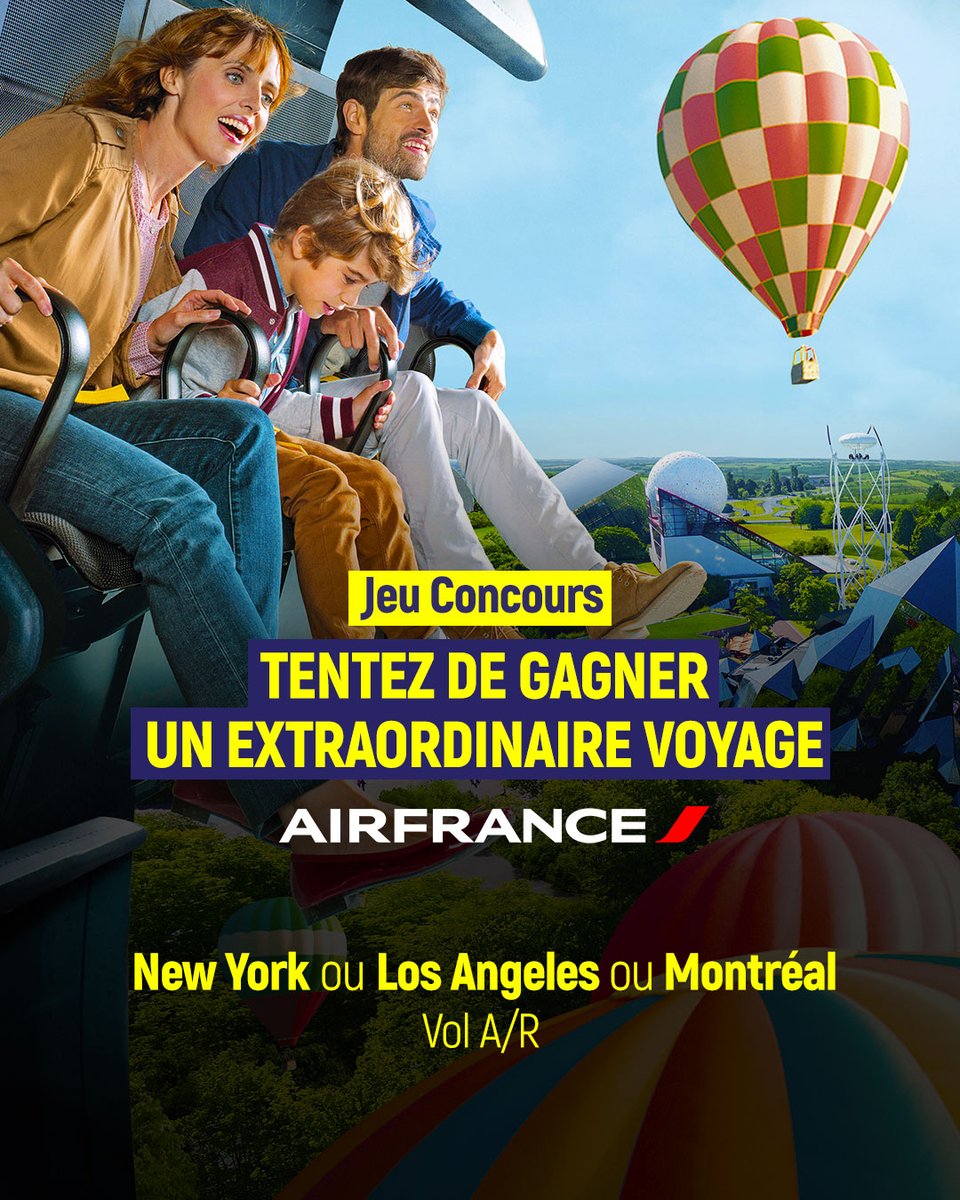 [JEU CONCOURS] Tentez de remporter un Extraordinaire Voyage avec notre partenaire @AirFranceFR ! ✈️ Répondez au quiz et vous serez directement inscrit au tirage au sort pour gagner votre vol aller/retour ! Pour tenter votre chance, rendez-vous ici : qlic.it/1384783