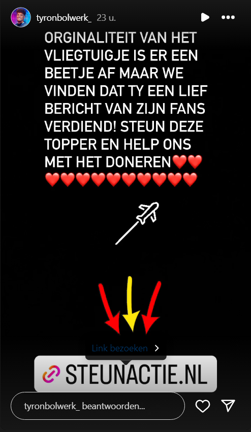 b_brother2025's tweet image. Het is afgezaagd, maar toch willen de Fans van Tyron ook graag wat doen steunactie.nl/actie/omdat-oo…  #bigbrothernlbe #Tyron