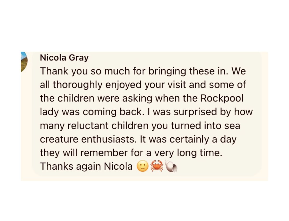 Rockpoolschool1's tweet photo. It means so much to me when I get comments like this!! These were Nursery aged children, so to receive comments like this for such a young age is just heartwarming. As I always say these guys are our future 🩵 🌍
#ourfuturegeneration #planetearth #lookafterourplanet #preschool https://t.co/JTXx7jsOCf
