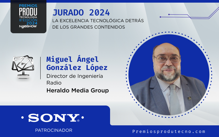 PRODU's tweet photo. ¡Conoce a los jurados de los #PremiosPRODUTecnología2024! 🏆
Miguel Ángel González López, director de Ingeniería Radios de Heraldo Media Group.
Más info aquí: https://t.co/zACUX9lEct
#PremiosPRODUTecnología
#PRODUtec https://t.co/4qFAeIbHhe