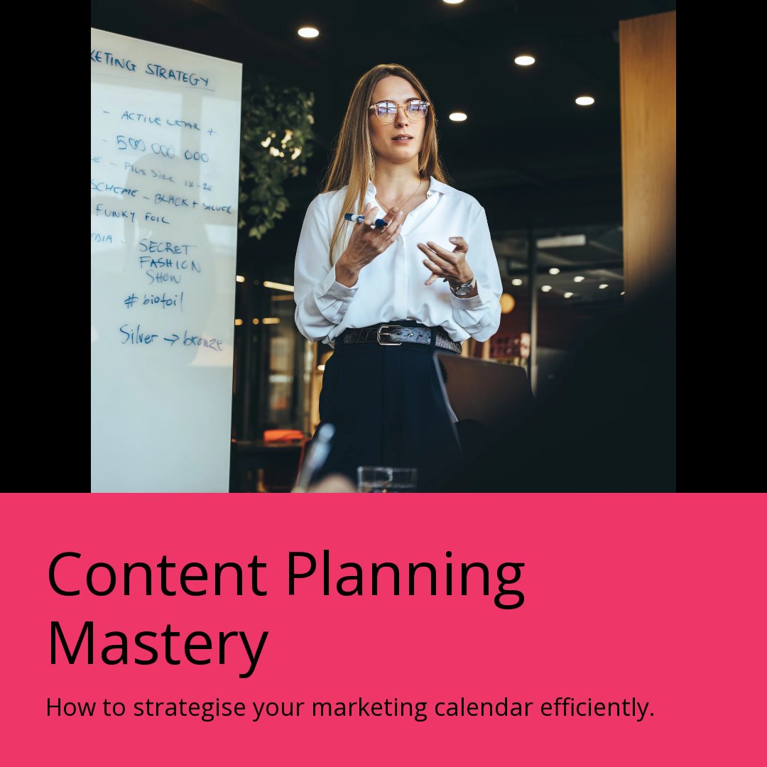 By mapping out your content calendar for extended periods, you can:

✅ Ensure a steady flow of fresh, relevant material
✅ Mix up your content types
✅ Capitalise on seasonal trends and industry events
✅ Align your content with your brand's major campaigns and launches