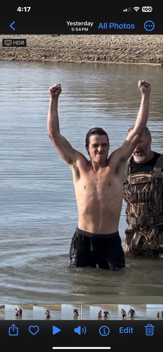 Super proud of #3 Landon Holley. This young man made a decision to go all in for Yeshua. What a testimony.  The scoreboard in heaven keeps lighting up. PG! Landon Acting like a Man!