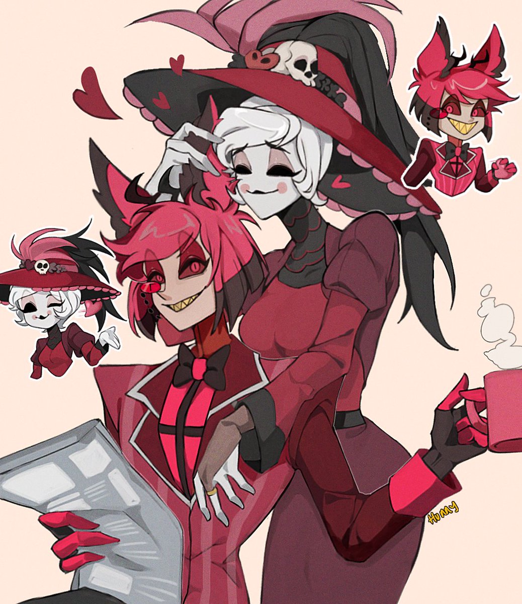 niwaniwaniwa86's tweet photo. Radiorose 
#HazbinHotelFanart 
#HazbinHotelAlastor #HazbinHotelRosie https://t.co/0NOrHJNkSO