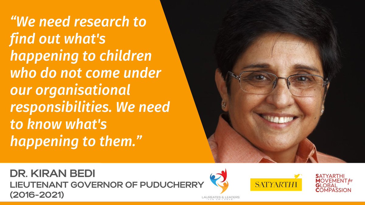 Closing our session on the role of law &amp; #SocialProtection in ending child exploitation, <a href="/thekiranbedi/">Kiran Bedi</a>, reminds us that there are many, many children whose exploitation is hidden from sight.