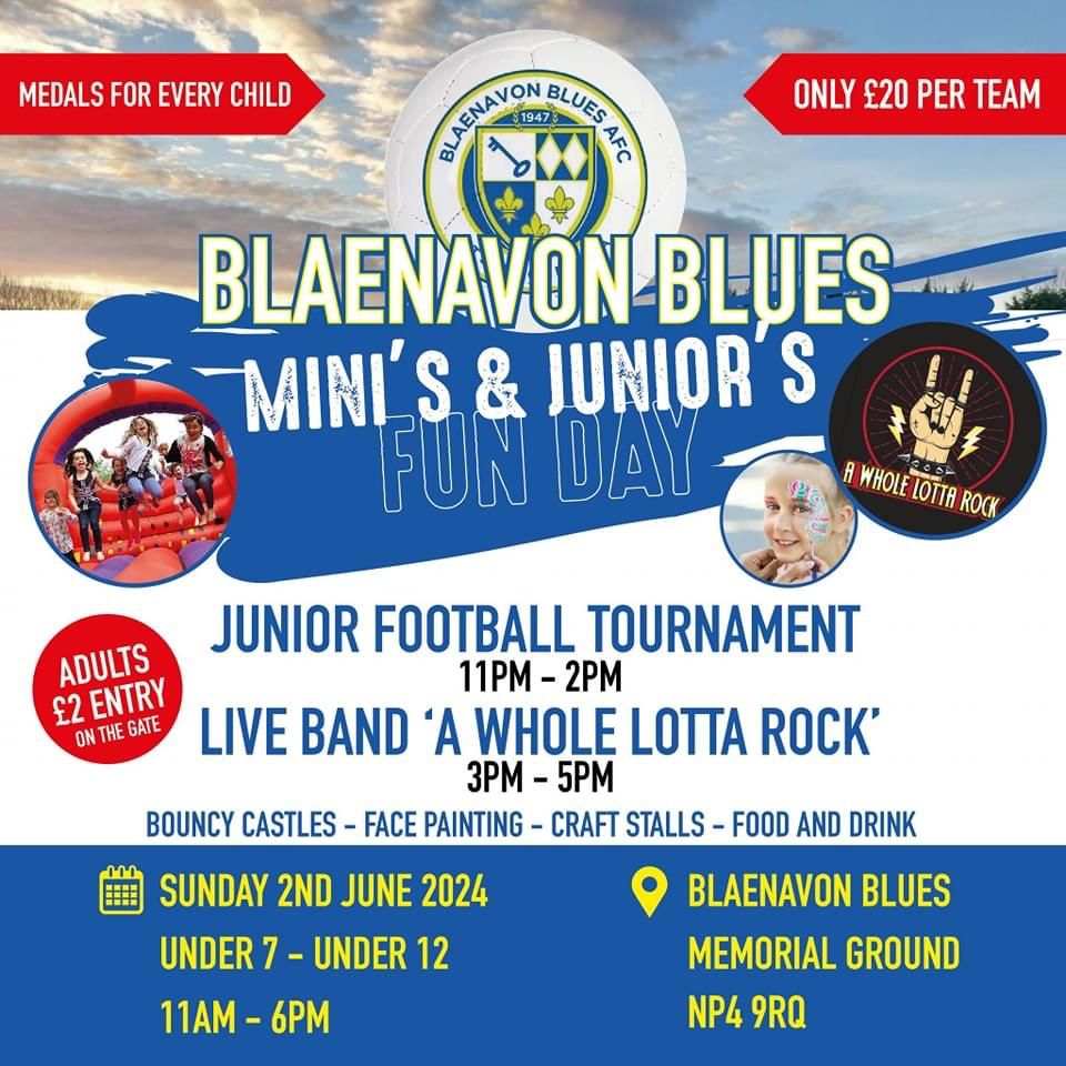 #Blues Football Festival We have limited availability for each age group so don't delay in booking your place!