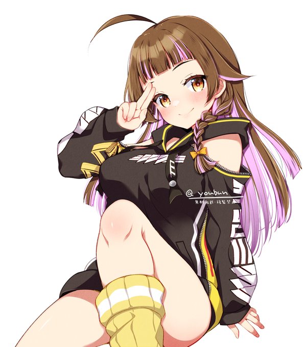 キメ顔の恋ちゃん✌️
#上乗恋 #恋ART #Skeb 