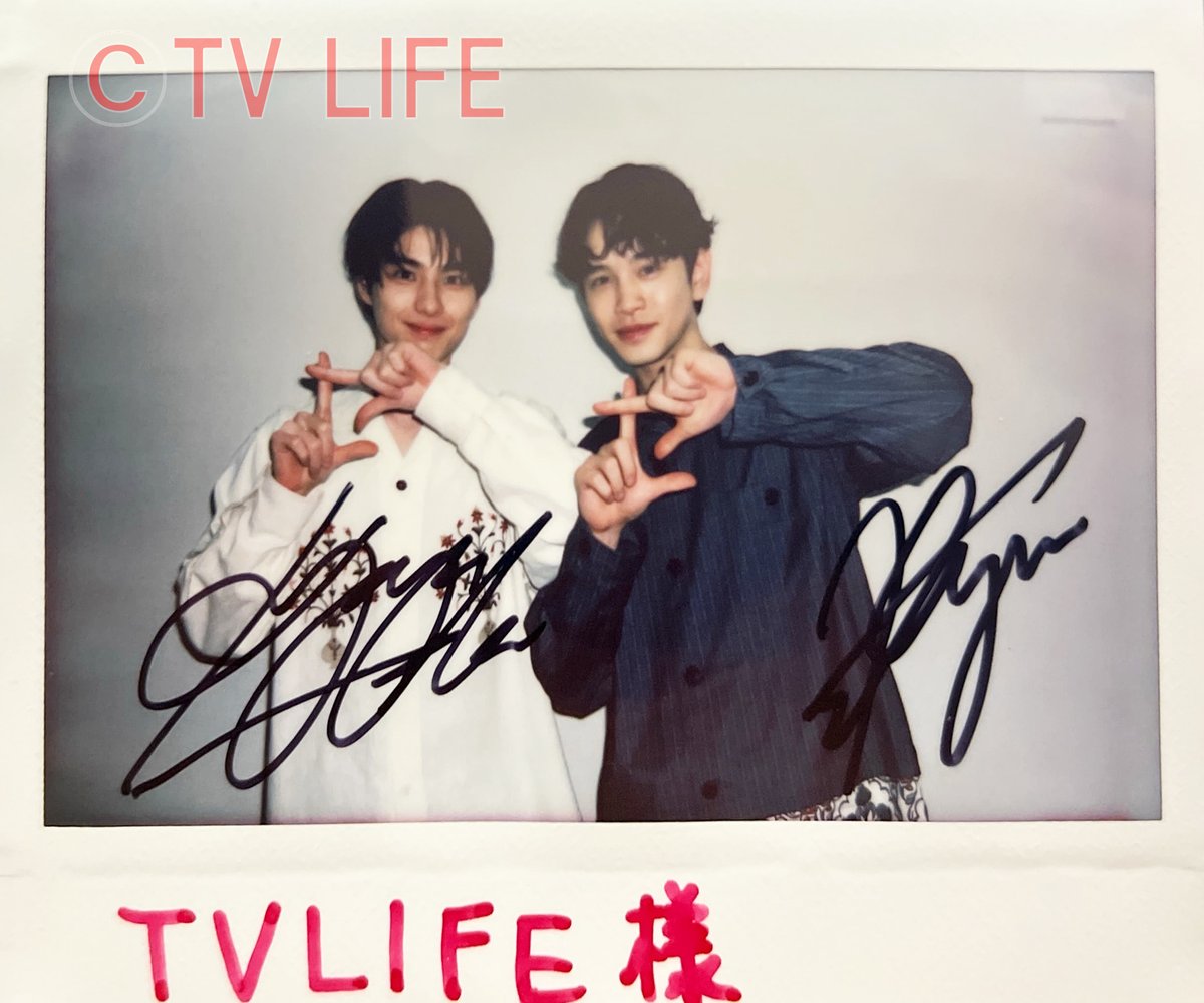 PRESENT🎁／ #鈴木康介 さん＆ #本田響矢 さんの サイン入り生写真を