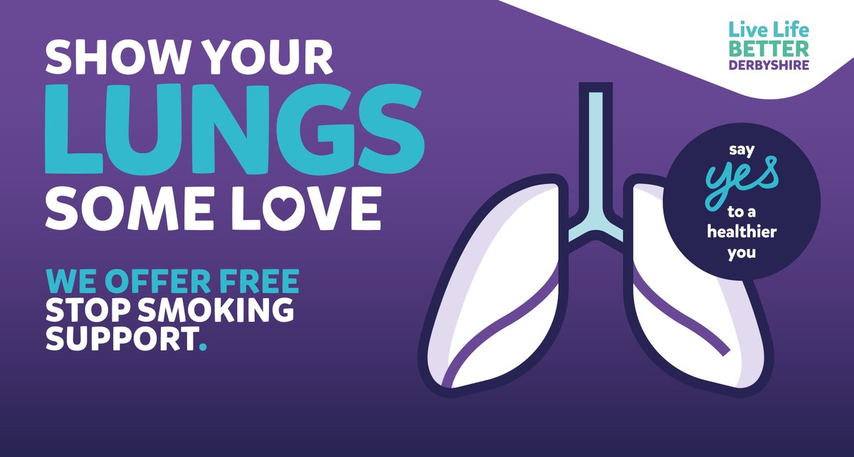 It's National #NoSmoking Day on March 13th and if you're ready to quit then why not give your local, FREE, Live Life Better Derbyshire service a call? 0800 085 2299 or visit livelifebetterderbyshire.org.uk