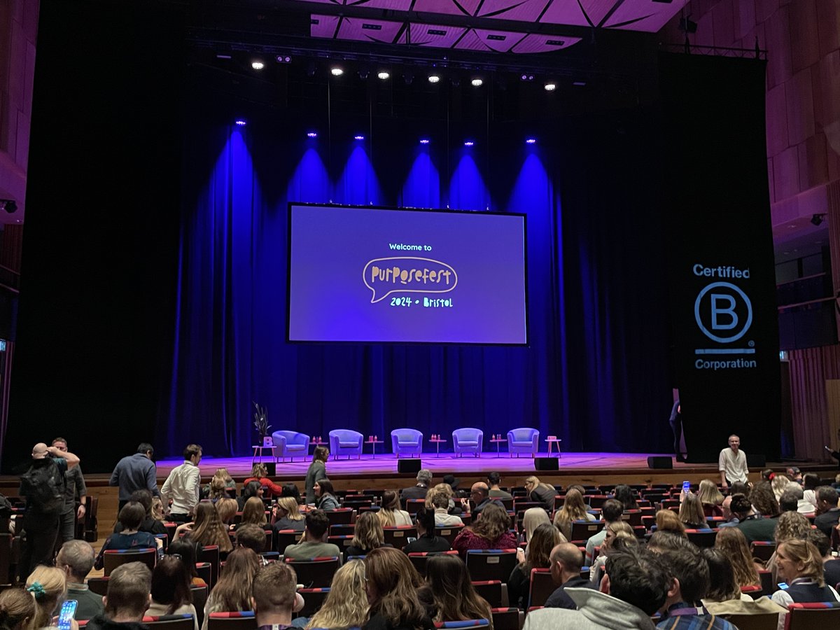 #Purposefest has started and we're so excited to be here today to witness it at the incredible <a href="/Bristol_Beacon/">Bristol Beacon</a> 🚀