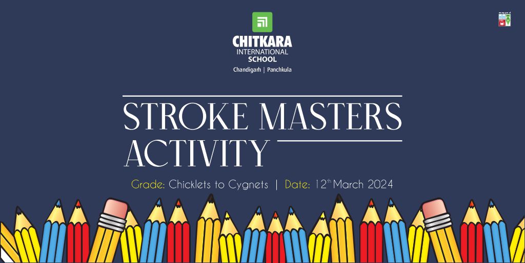 chitkara_school's tweet photo. Greetings Chitkara International School, Chandigarh, gears up to host an illuminating event titled “Stroke Masters” for endearing students of Chicklets to Cygnets
-
#CIS #Evnet #Activity #Competititon #Strokemaster #Chitkarians #handwriting #Schoolevent #Kindergarten https://t.co/VYMD5OOiXd