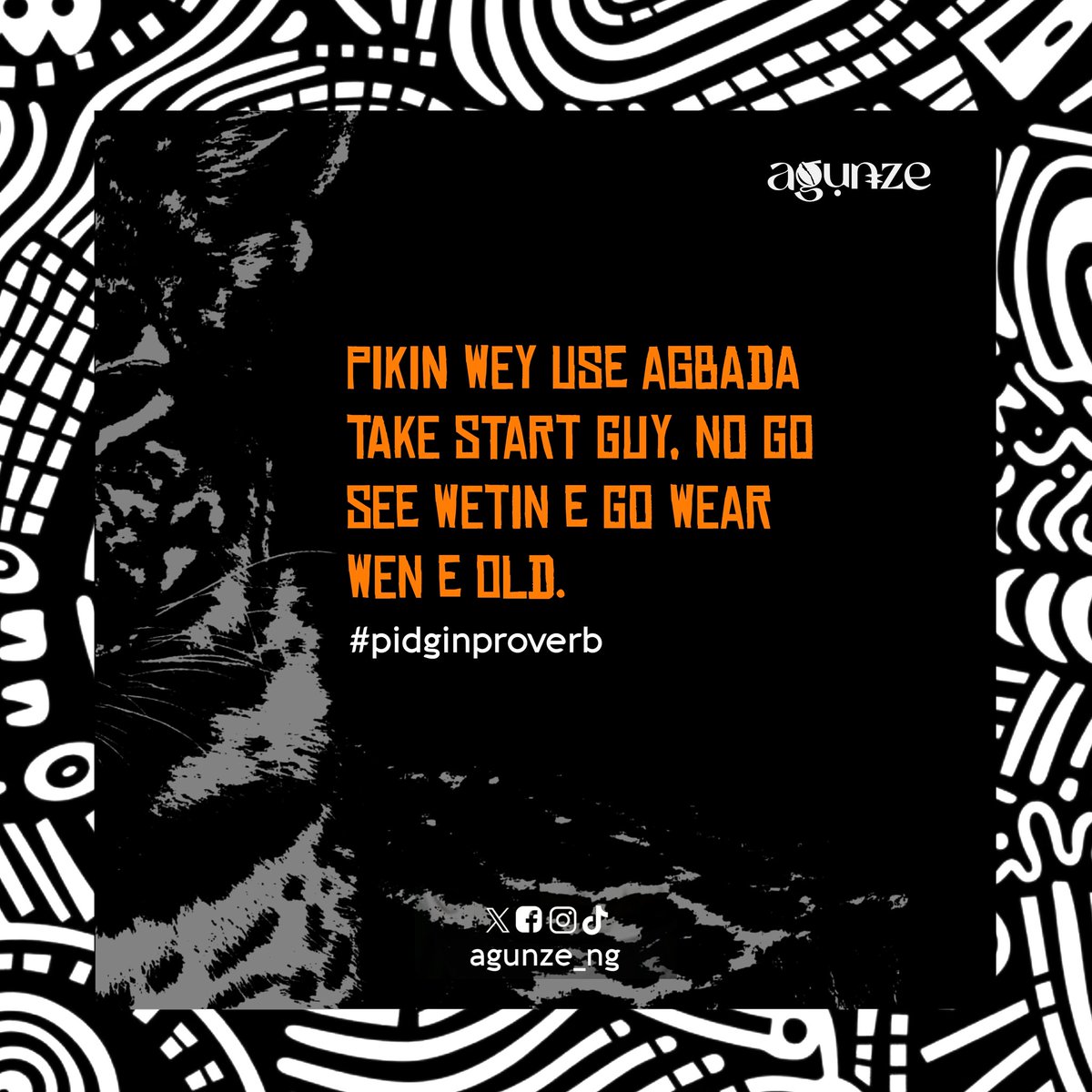 agunzetv's tweet photo. Diving into Pidgin Wisdom: Unraveling Proverbs ๐
#PidginProverbs
#Bitcoin
#naijatotheworld https://t.co/vW4KqEKRqy
