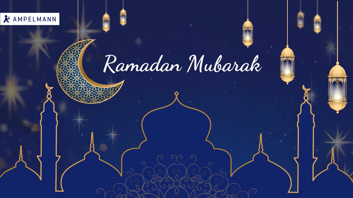 Ramadan Mubarak to all of our colleagues, clients, suppliers! 🌙
