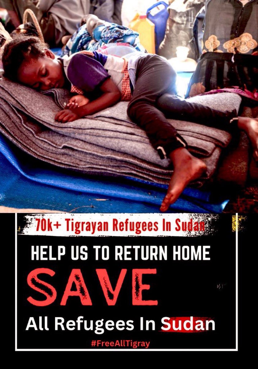 #ChildrenOfTigray who are forcibly displaced are extremely vulnerable & are likely to suffer from disease, malnutrition, separation from family members, & severe poverty. #BringBackTigrayRefueegs @UNHCR @save_children @Refugees @EUCouncil @UN_HRC @SecBlinken @UN_HRC @IDPs_Panel
