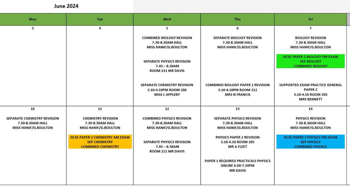 SciencePb's tweet photo. Revision sessions in June @PlantbrkSchool https://t.co/u18pJghgWS